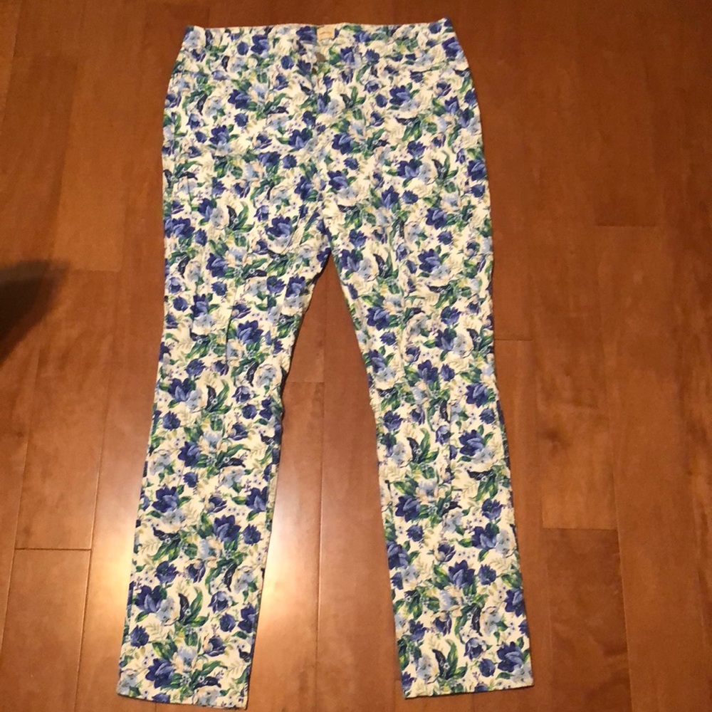Fun floral jeans